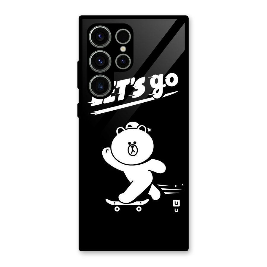 Lets Go Art Glass Back Case for Galaxy S23 Ultra