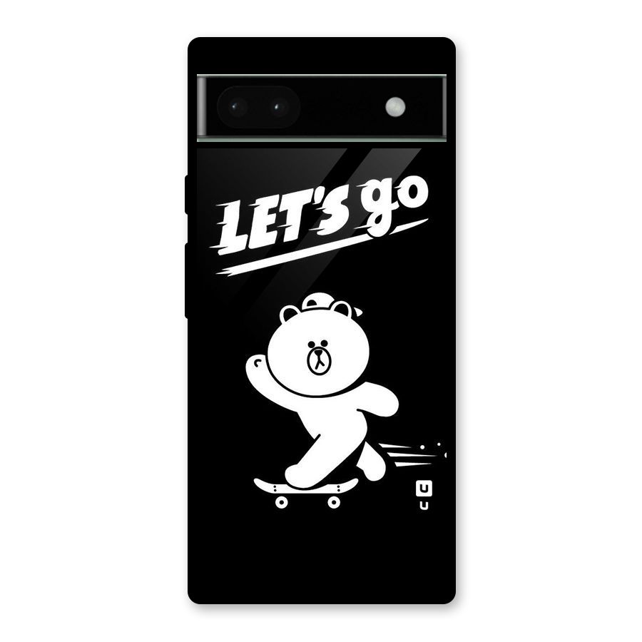 Lets Go Art Glass Back Case for Google Pixel 6a