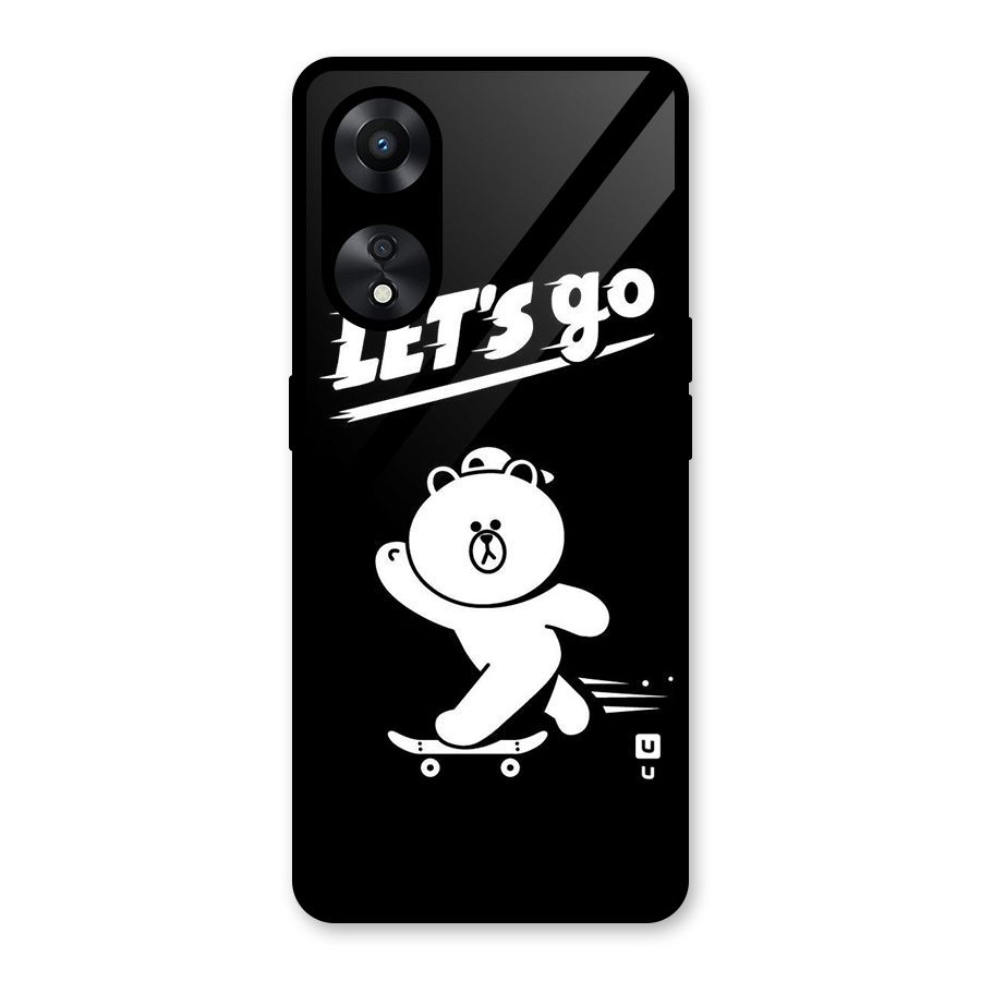 Lets Go Art Glass Back Case for Oppo A78