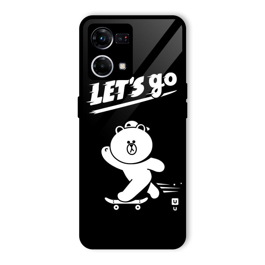Lets Go Art Glass Back Case for Oppo F21s Pro 4G