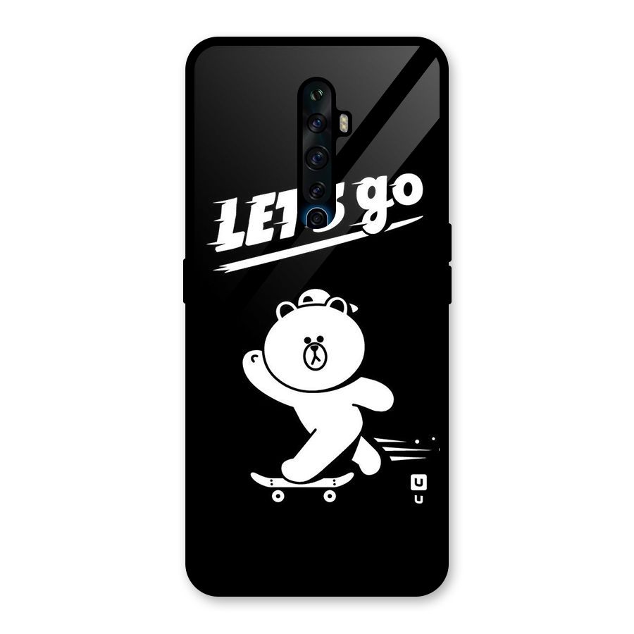 Lets Go Art Glass Back Case for Oppo Reno2 F