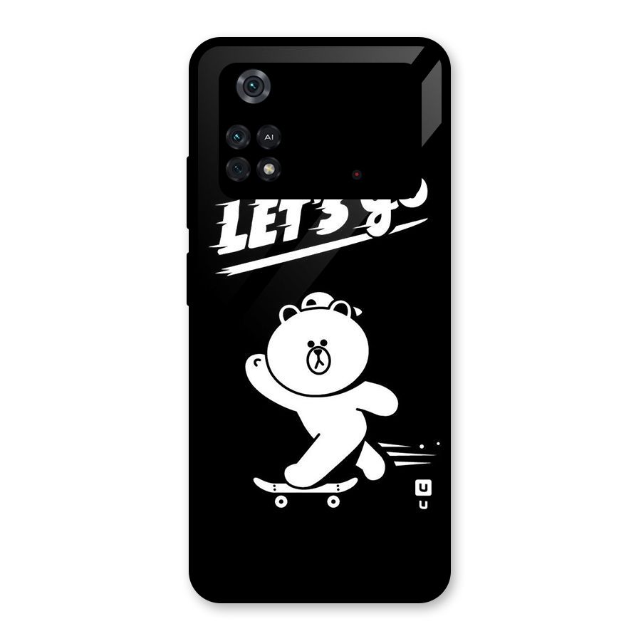 Lets Go Art Glass Back Case for Poco M4 Pro 4G