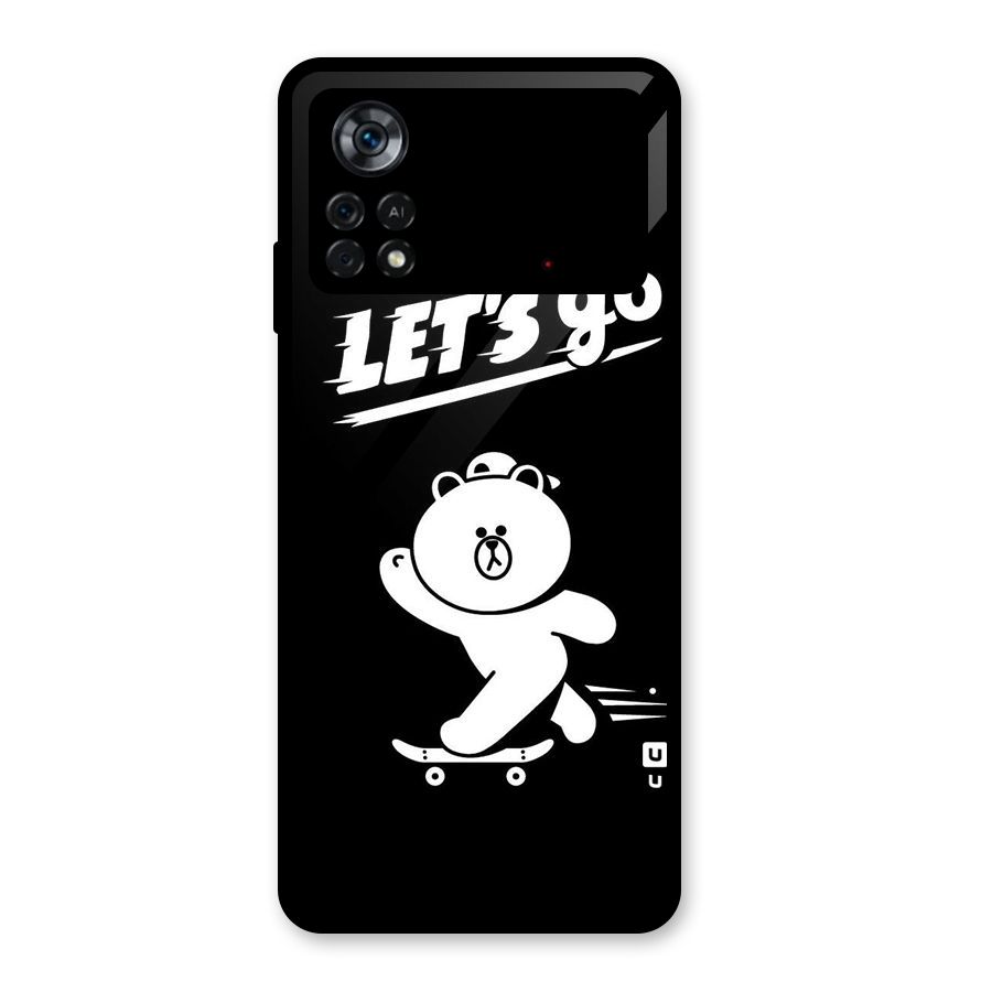 Lets Go Art Glass Back Case for Poco X4 Pro 5G