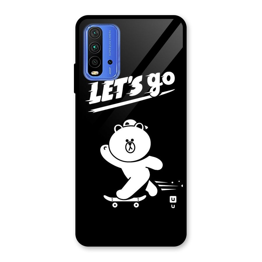 Lets Go Art Glass Back Case for Redmi 9 Power