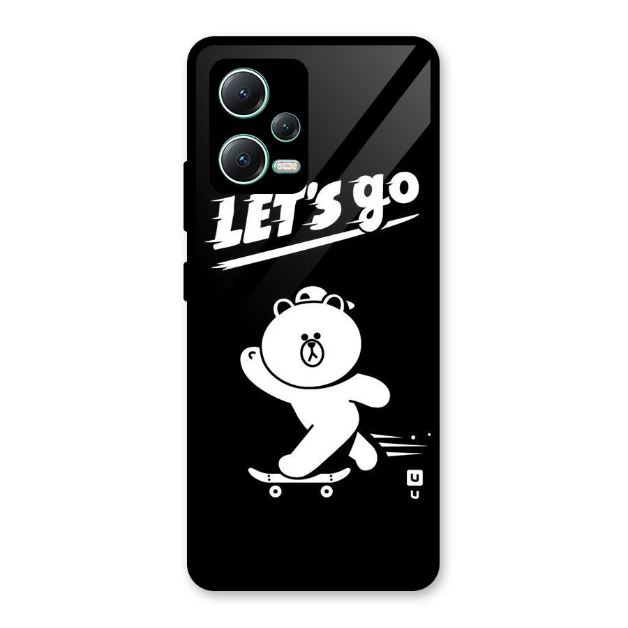 Lets Go Art Glass Back Case for Redmi Note 12 5G