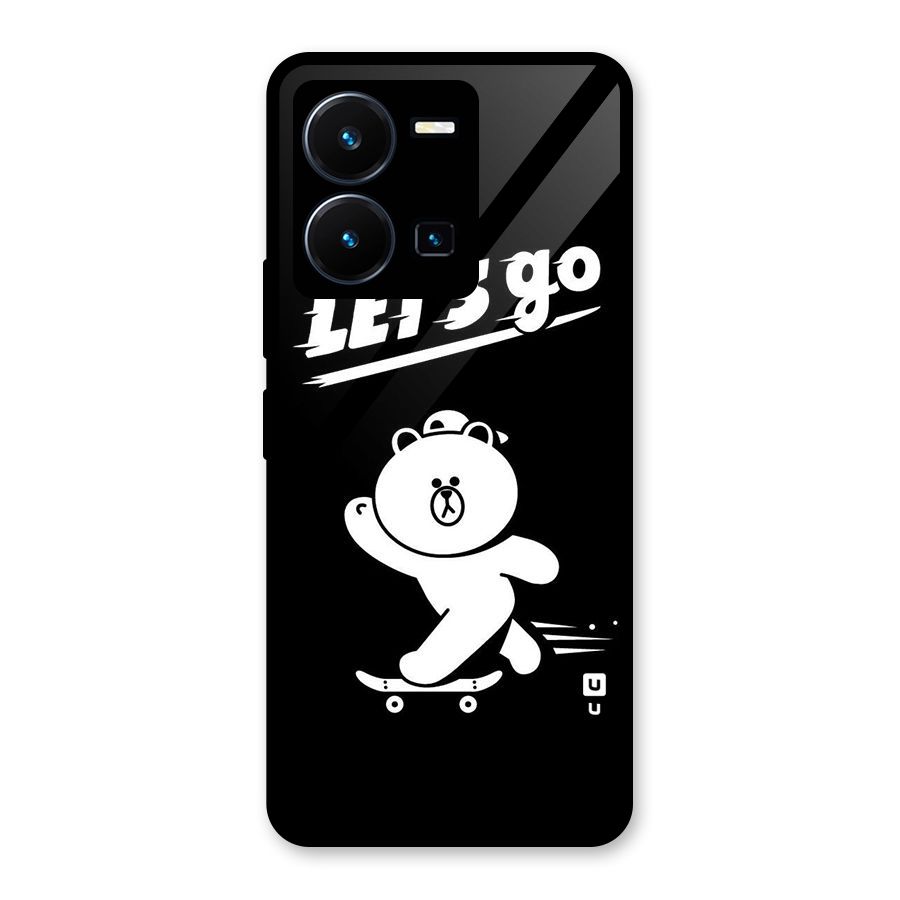 Lets Go Art Glass Back Case for Vivo Y35