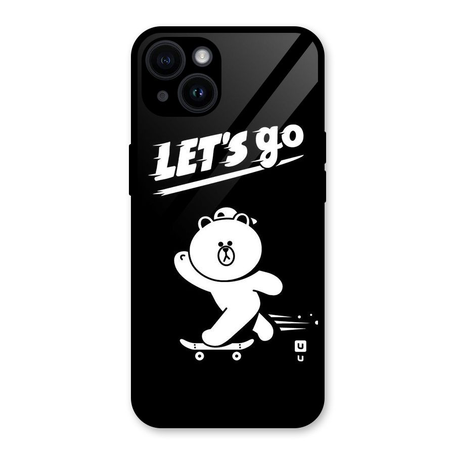 Lets Go Art Glass Back Case for iPhone 14