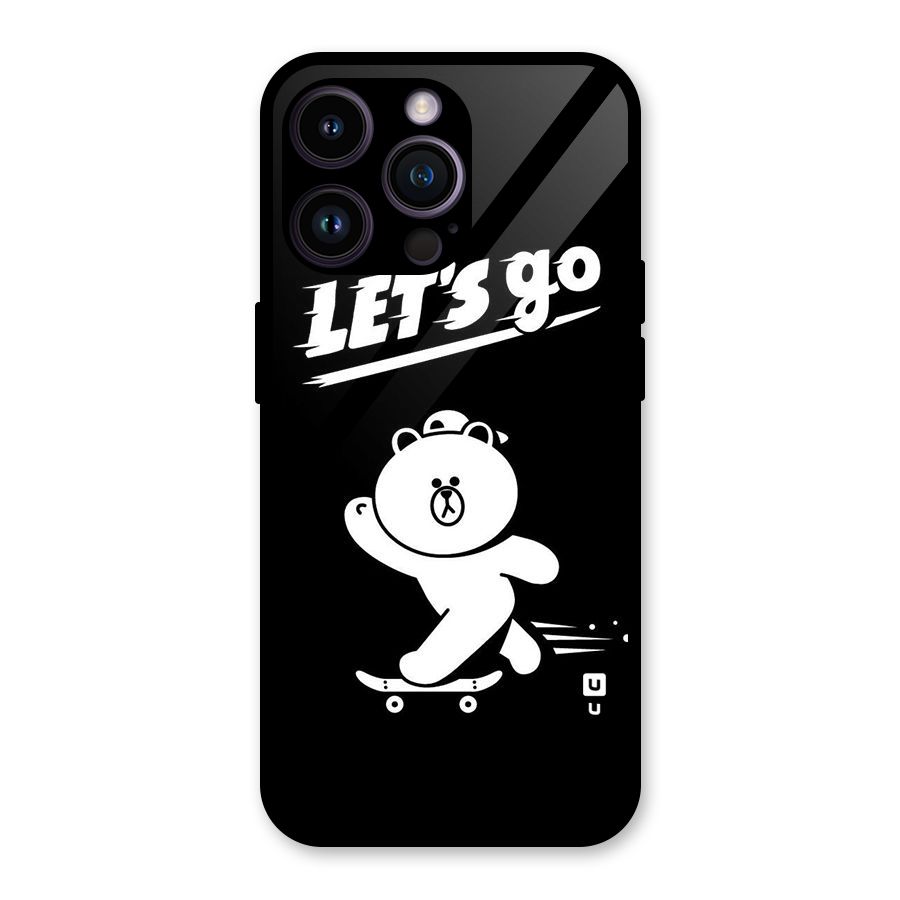 Lets Go Art Glass Back Case for iPhone 14 Pro Max