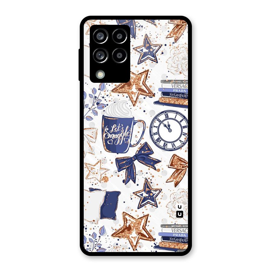 Lets Snuggle Glass Back Case for Galaxy M53 5G