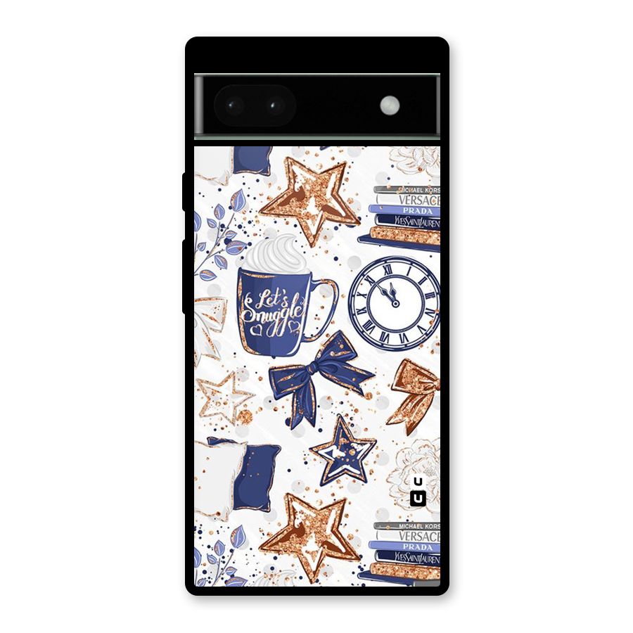 Lets Snuggle Glass Back Case for Google Pixel 6a