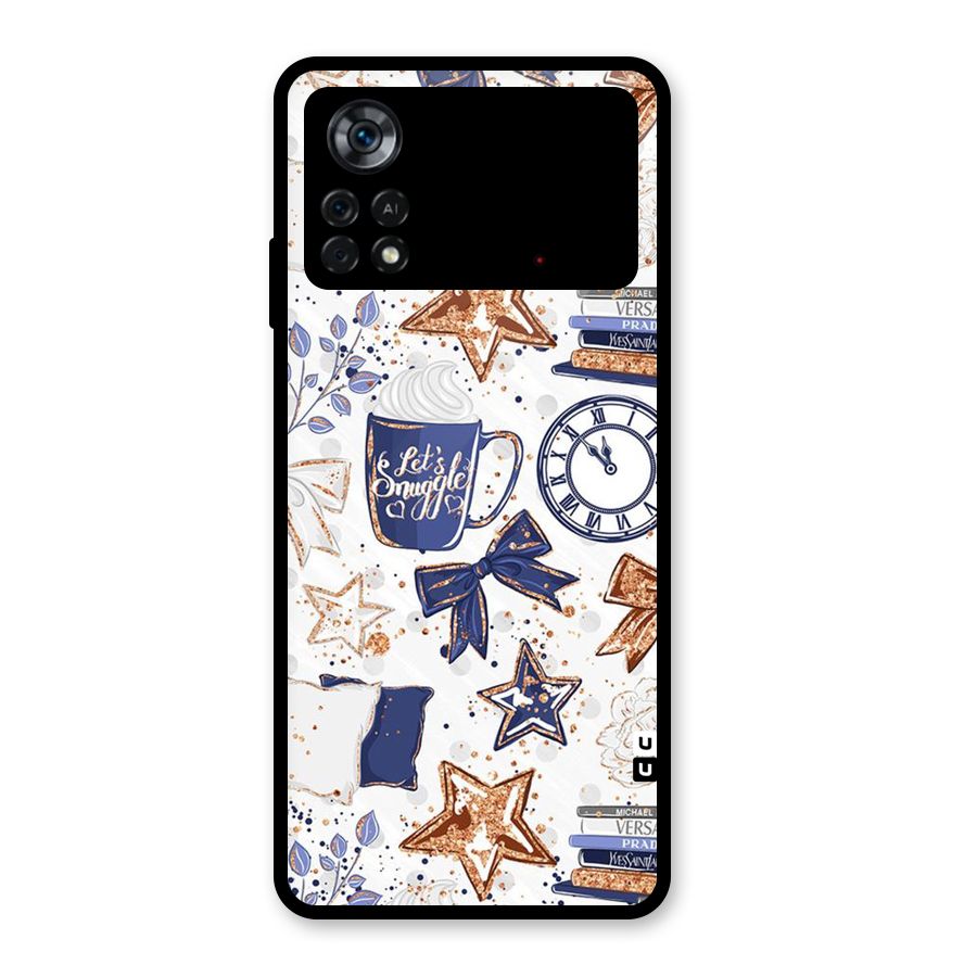 Lets Snuggle Glass Back Case for Poco X4 Pro 5G