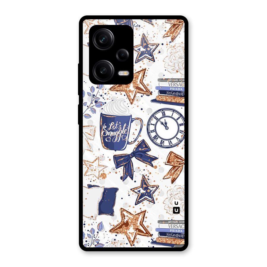 Lets Snuggle Glass Back Case for Redmi Note 12 Pro