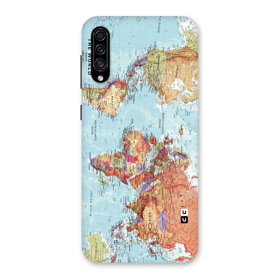 Lets Travel The World Back Case for Galaxy A30s