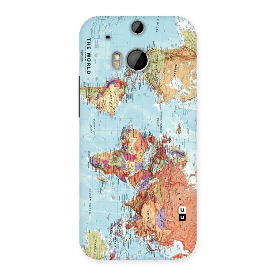 Lets Travel The World Back Case for HTC One M8