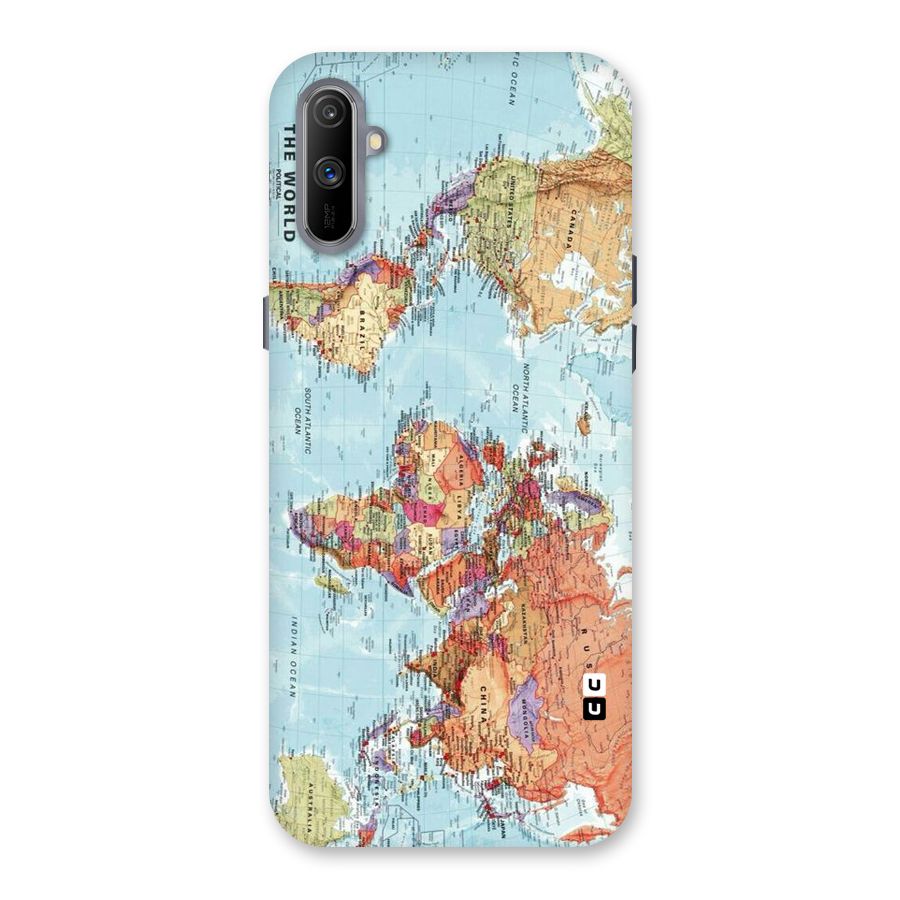 Lets Travel The World Back Case for Realme C3