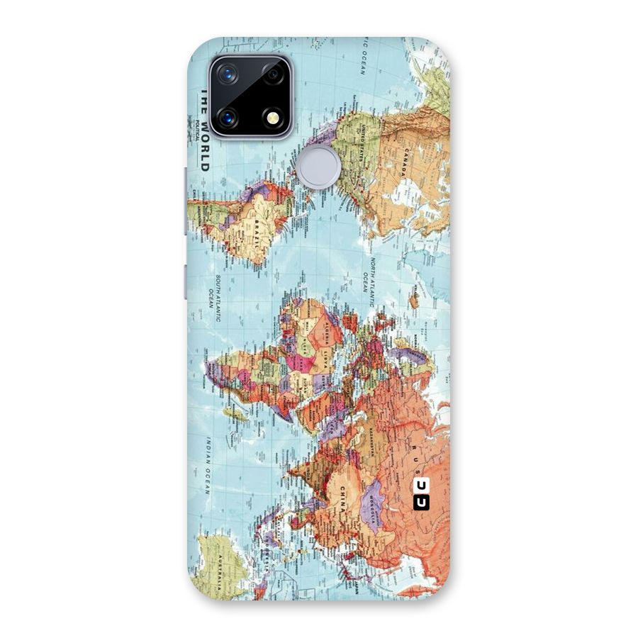 Lets Travel The World Back Case for Realme Narzo 20