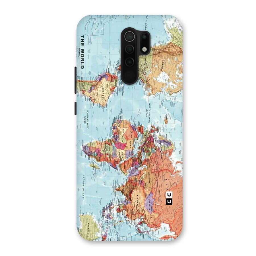 Lets Travel The World Back Case for Redmi 9 Prime