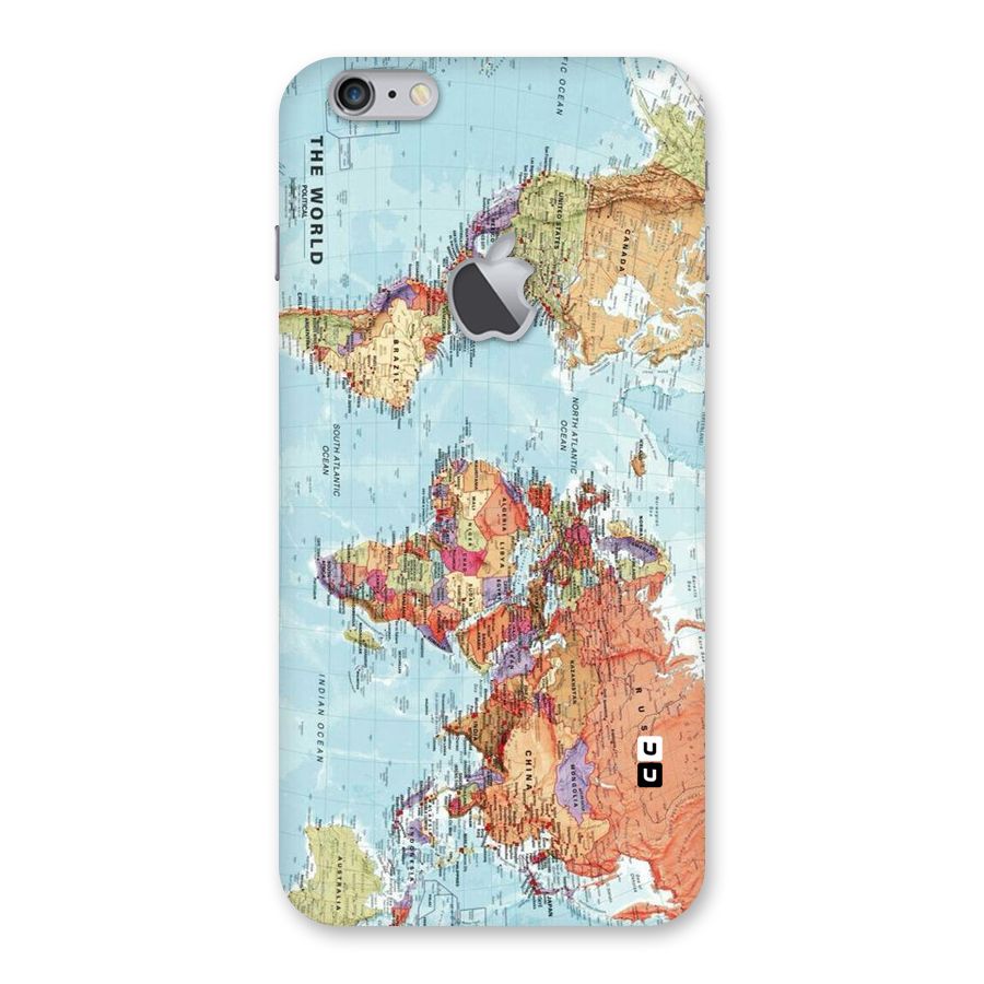 Lets Travel The World Back Case for iPhone 6 Plus 6S Plus Logo Cut