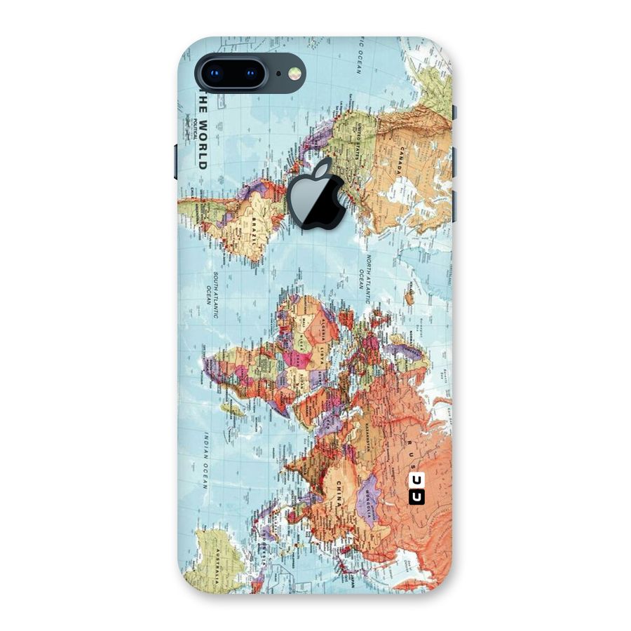 Lets Travel The World Back Case for iPhone 7 Plus Apple Cut