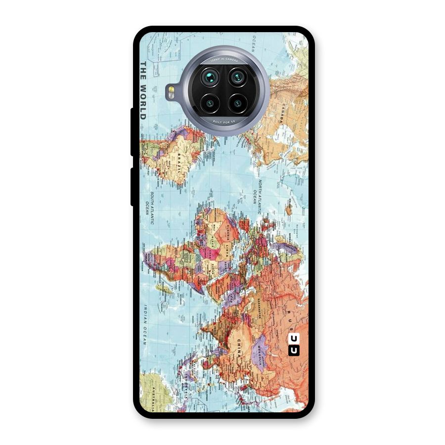 Lets Travel The World Glass Back Case for Mi 10i