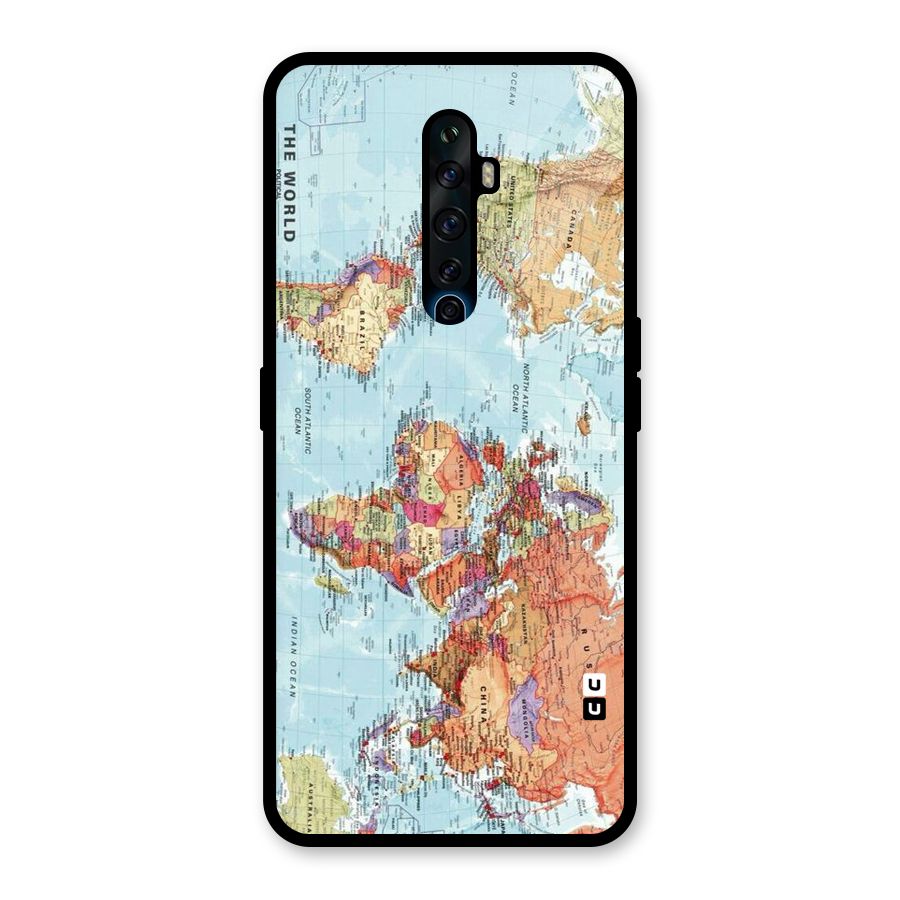 Lets Travel The World Glass Back Case for Oppo Reno2 Z