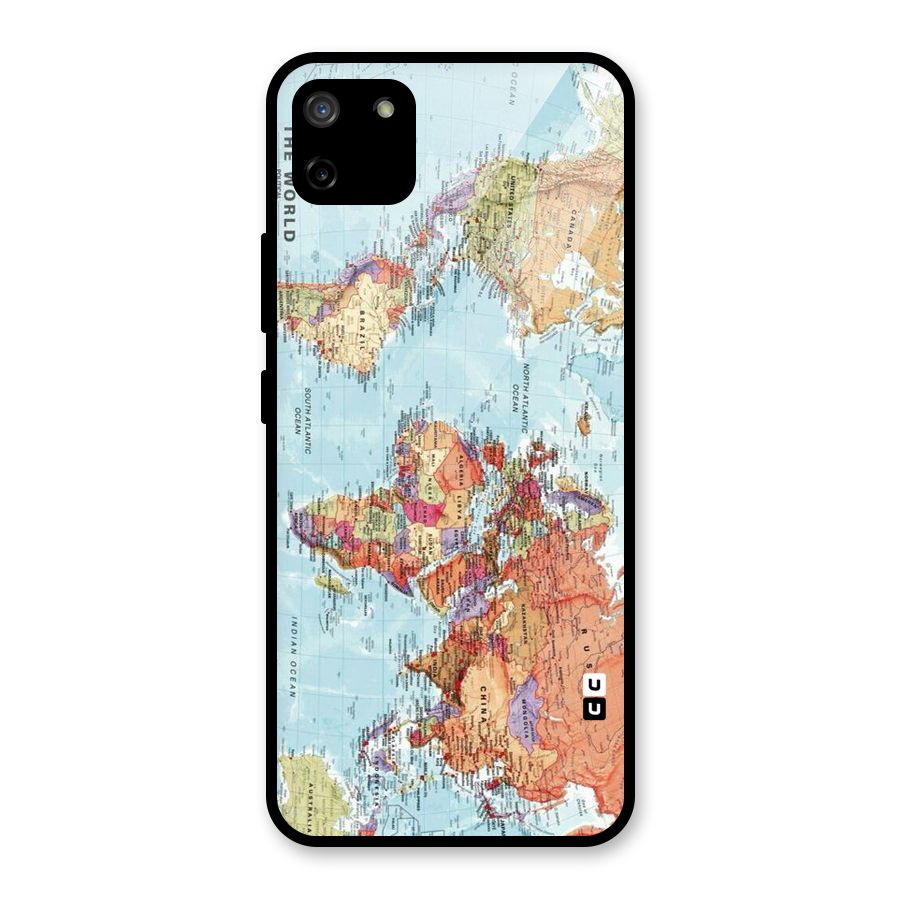 Lets Travel The World Glass Back Case for Realme C11