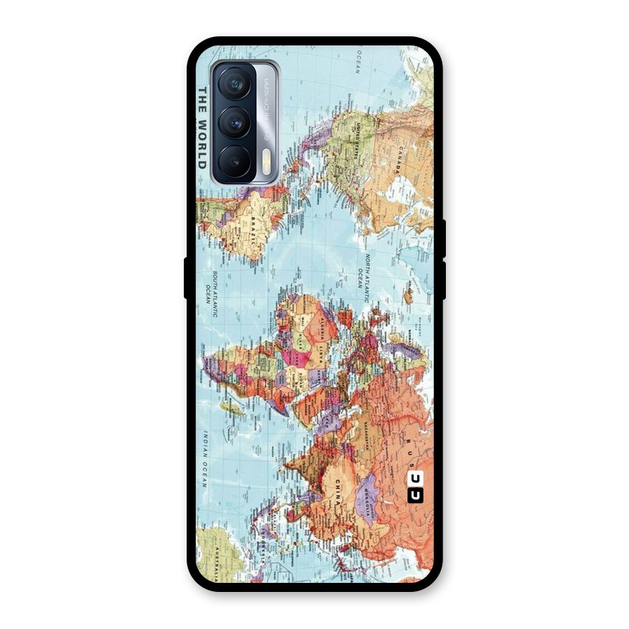Lets Travel The World Glass Back Case for Realme X7