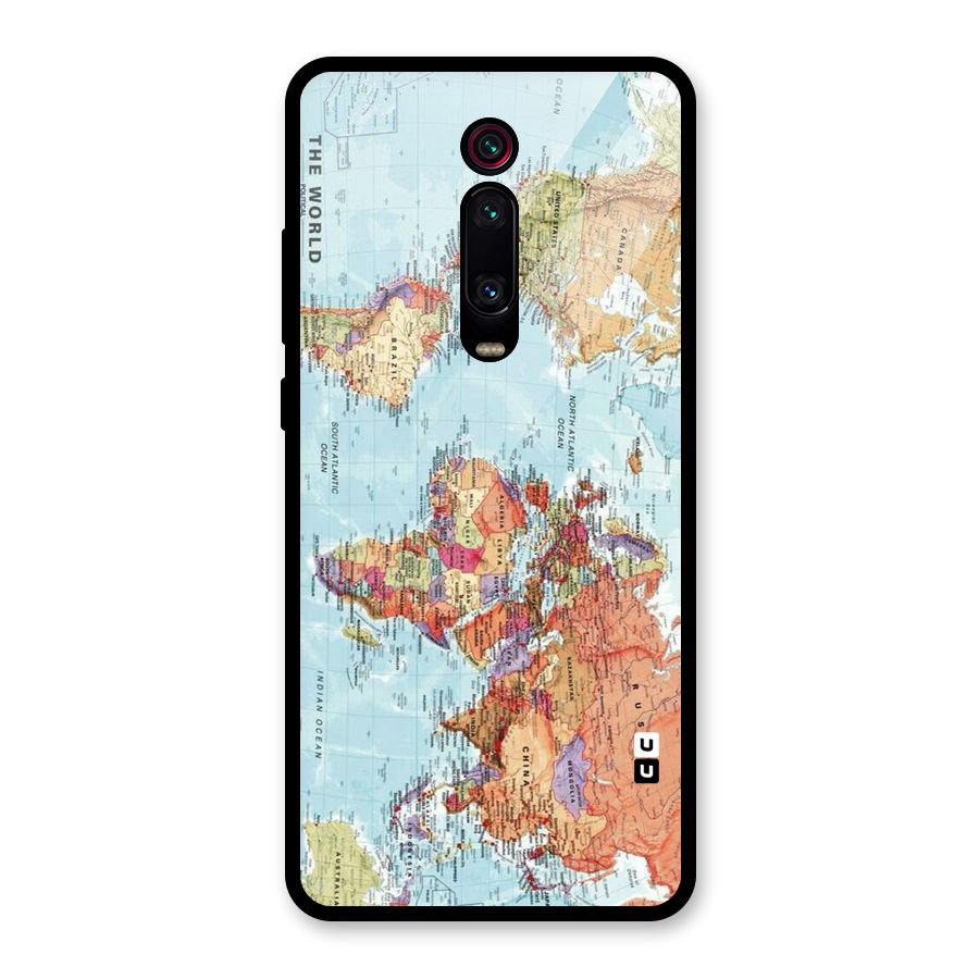 Lets Travel The World Glass Back Case for Redmi K20 Pro
