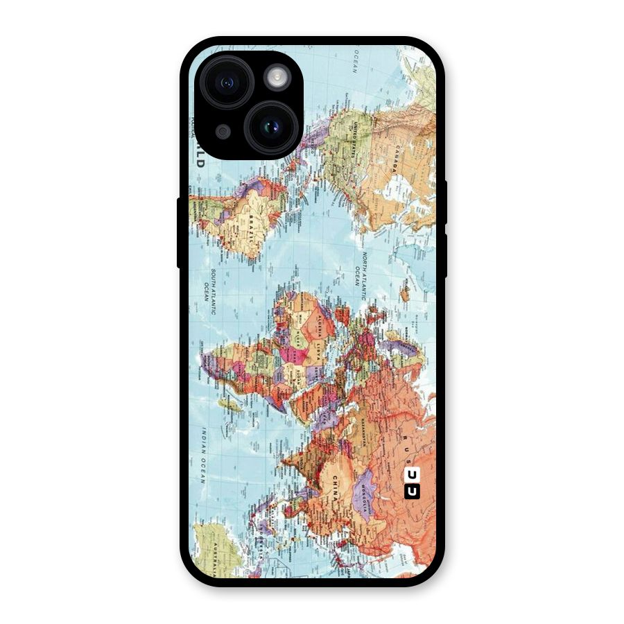 Lets Travel The World Glass Back Case for iPhone 14