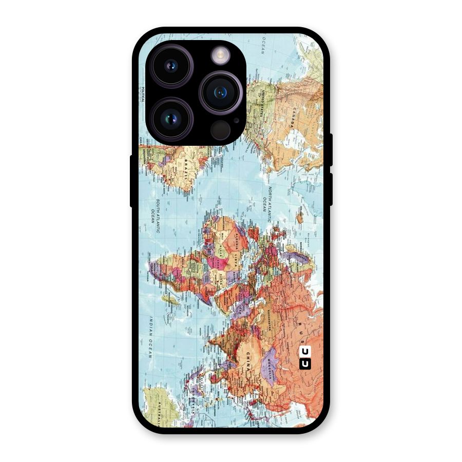 Lets Travel The World Glass Back Case for iPhone 14 Pro