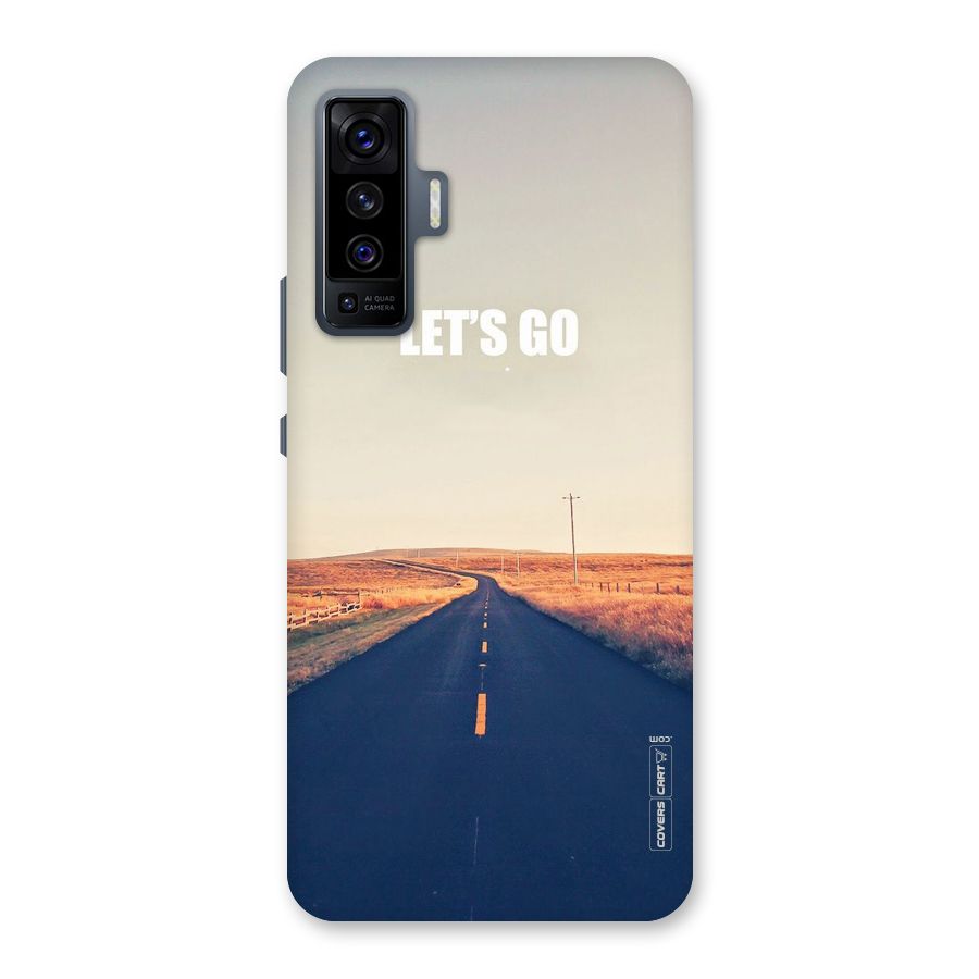 Lets Wander Back Case for Vivo X50