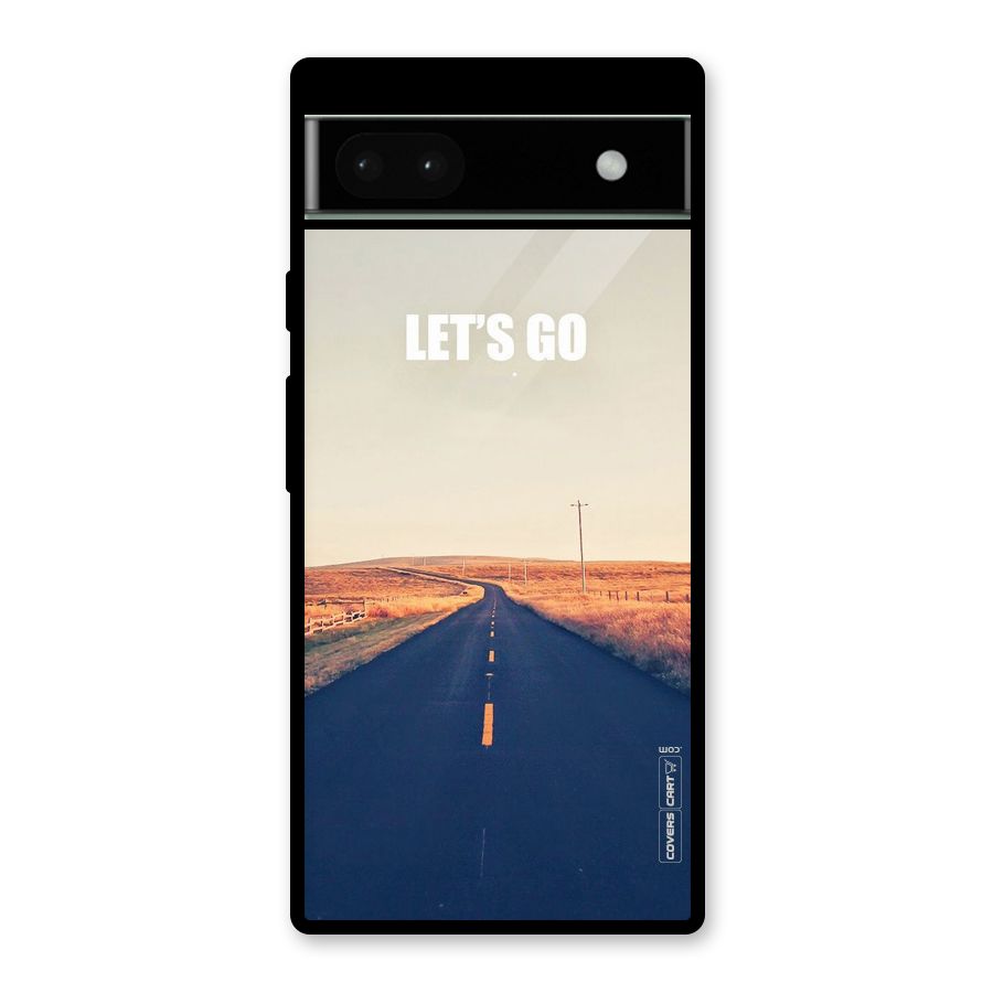 Lets Wander Glass Back Case for Google Pixel 6a