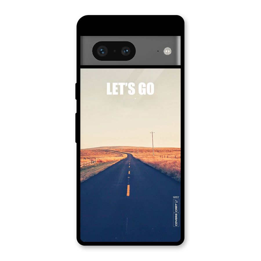 Lets Wander Glass Back Case for Google Pixel 7