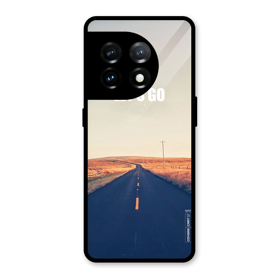 Lets Wander Glass Back Case for OnePlus 11