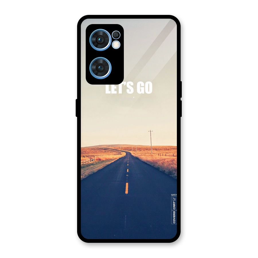 Lets Wander Glass Back Case for Oppo Reno7 5G