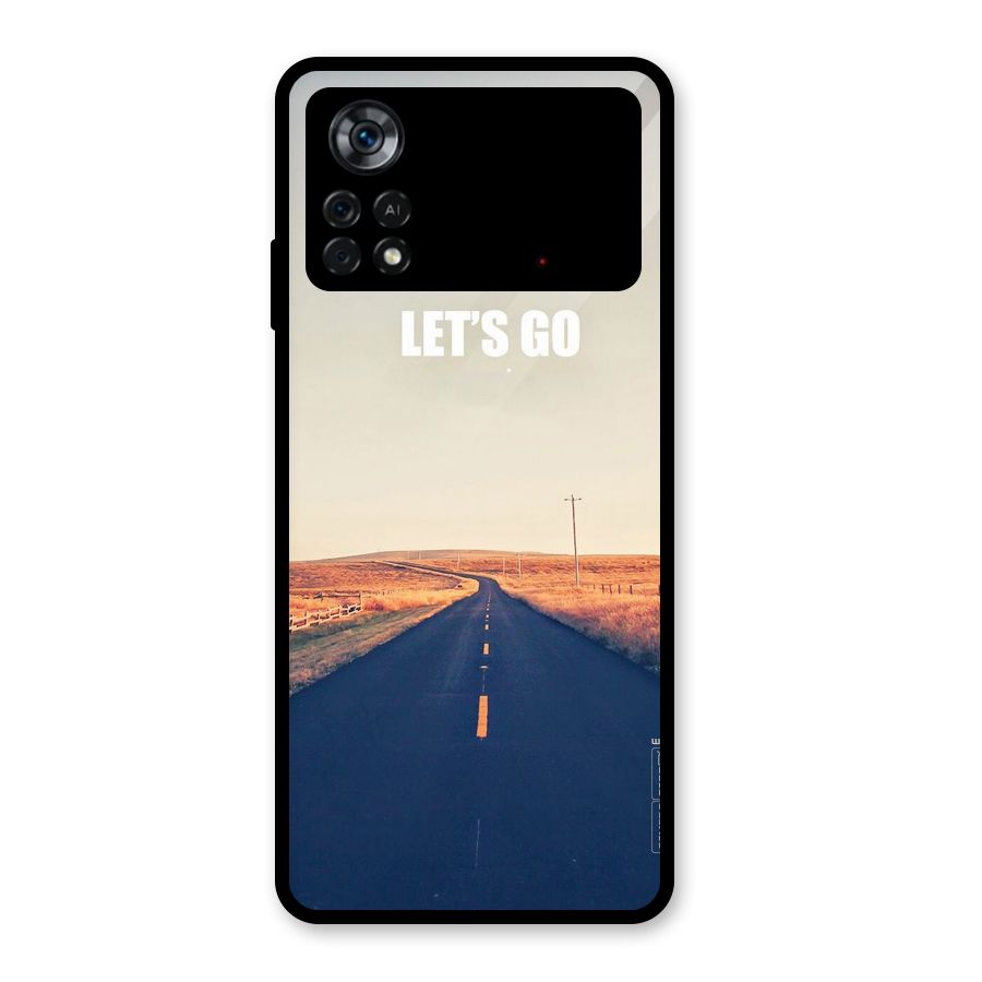 Lets Wander Glass Back Case for Poco X4 Pro 5G