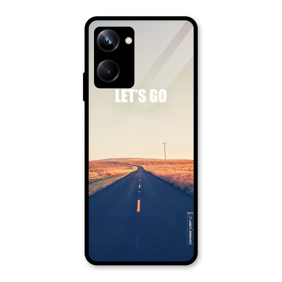 Lets Wander Glass Back Case for Realme 10 Pro