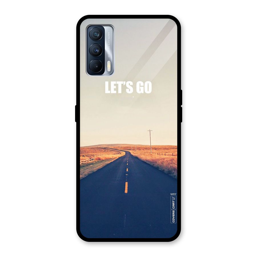 Lets Wander Glass Back Case for Realme X7