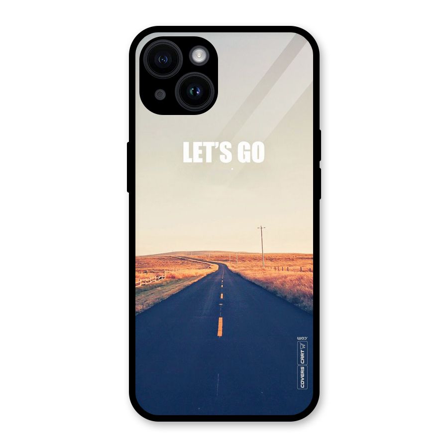 Lets Wander Glass Back Case for iPhone 14
