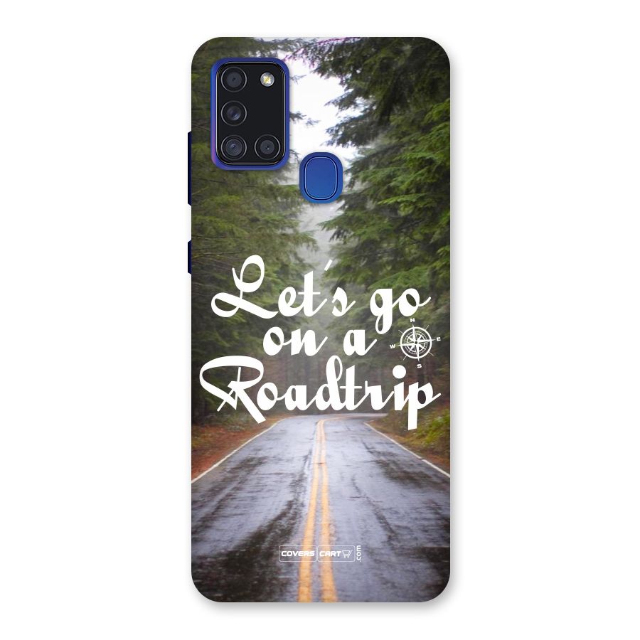 Lets go on a Roadtrip Back Case for Galaxy A21s