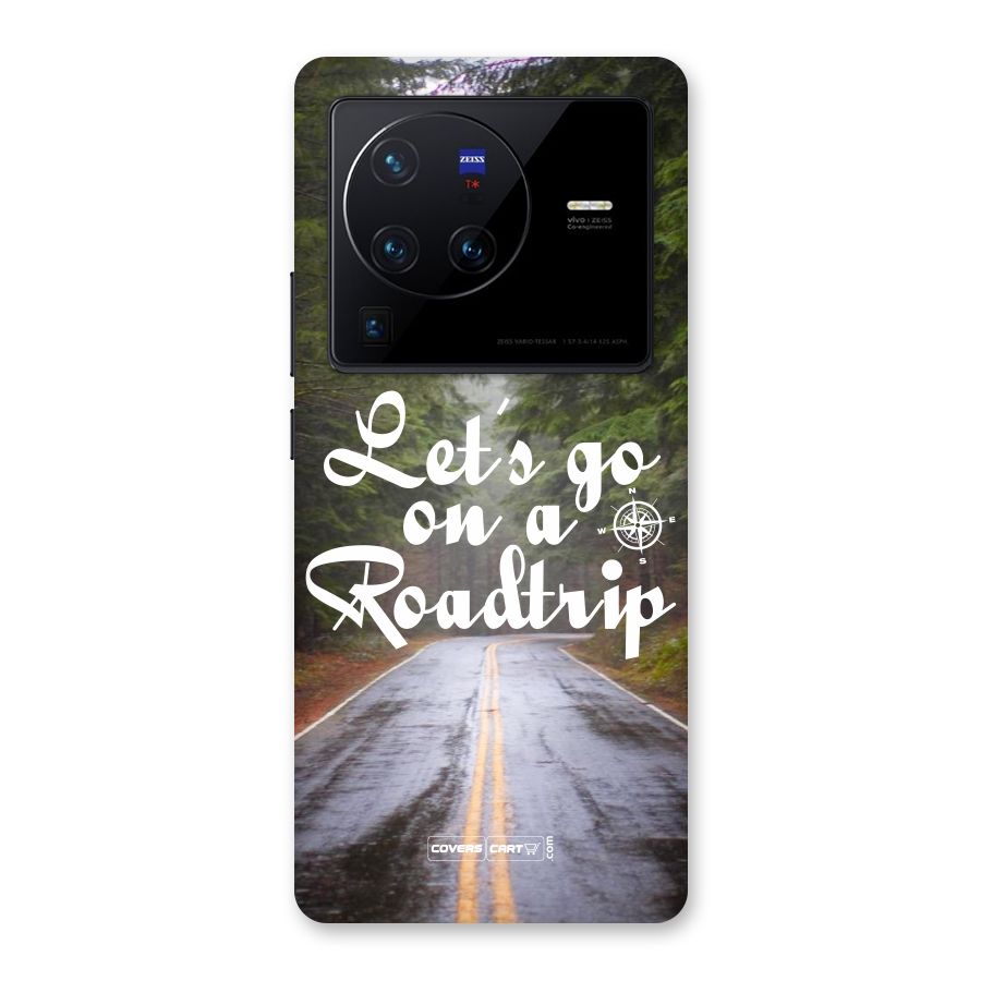 Lets go on a Roadtrip Back Case for Vivo X80 Pro
