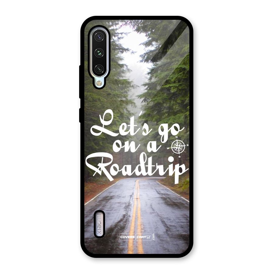 Lets go on a Roadtrip Glass Back Case for Mi A3