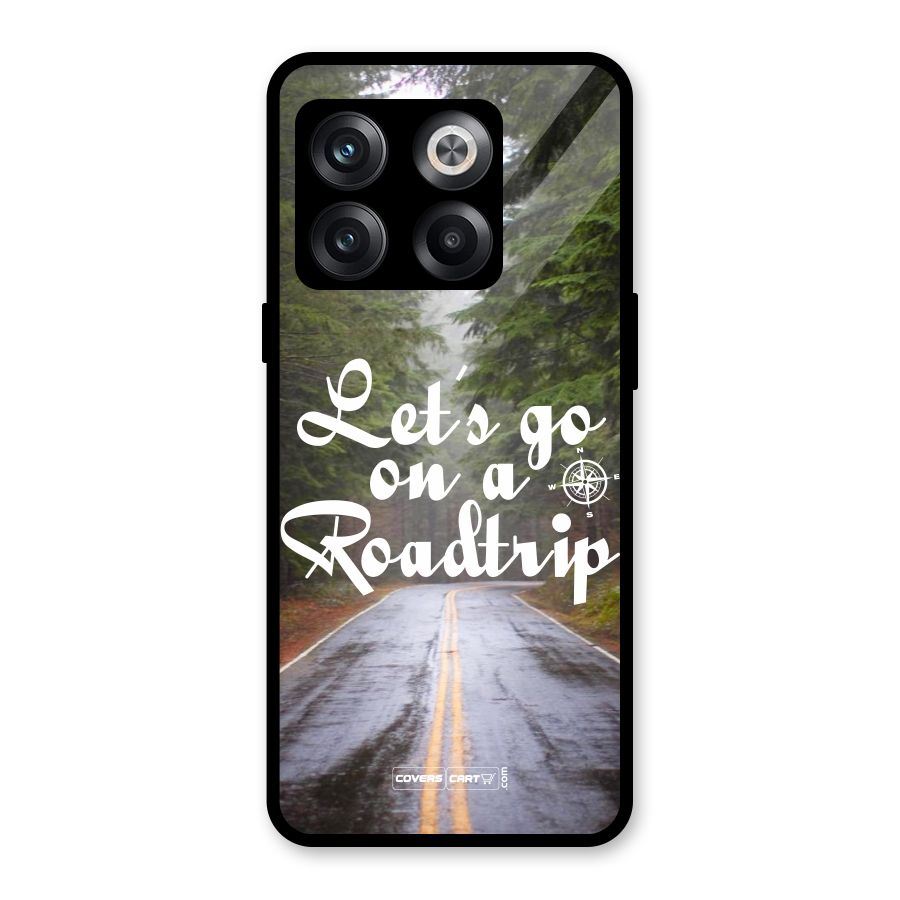 Lets go on a Roadtrip Glass Back Case for OnePlus 10T