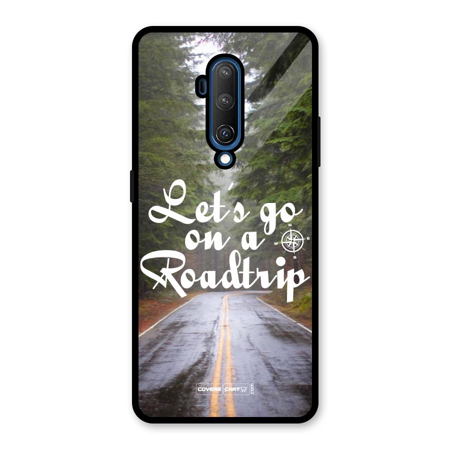 Lets go on a Roadtrip Glass Back Case for OnePlus 7T Pro