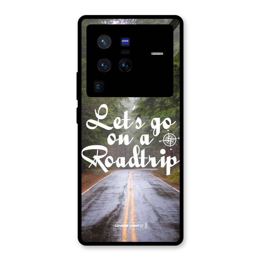 Lets go on a Roadtrip Glass Back Case for Vivo X80 Pro