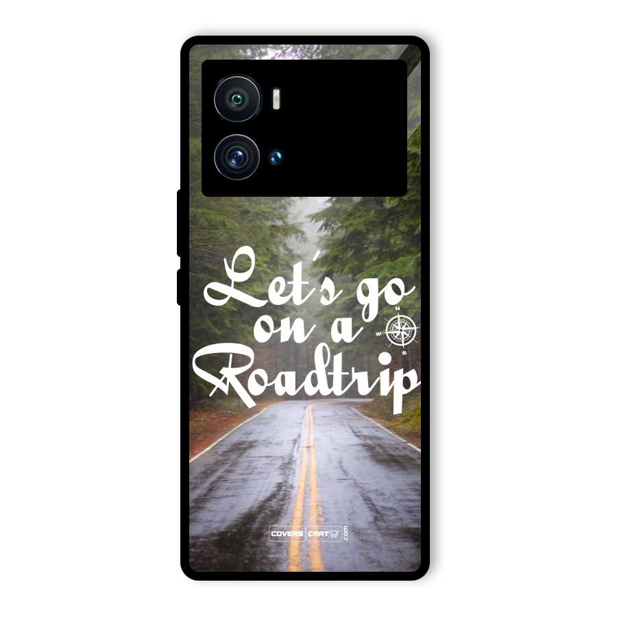 Lets go on a Roadtrip Glass Back Case for Vivo iQOO 9 Pro