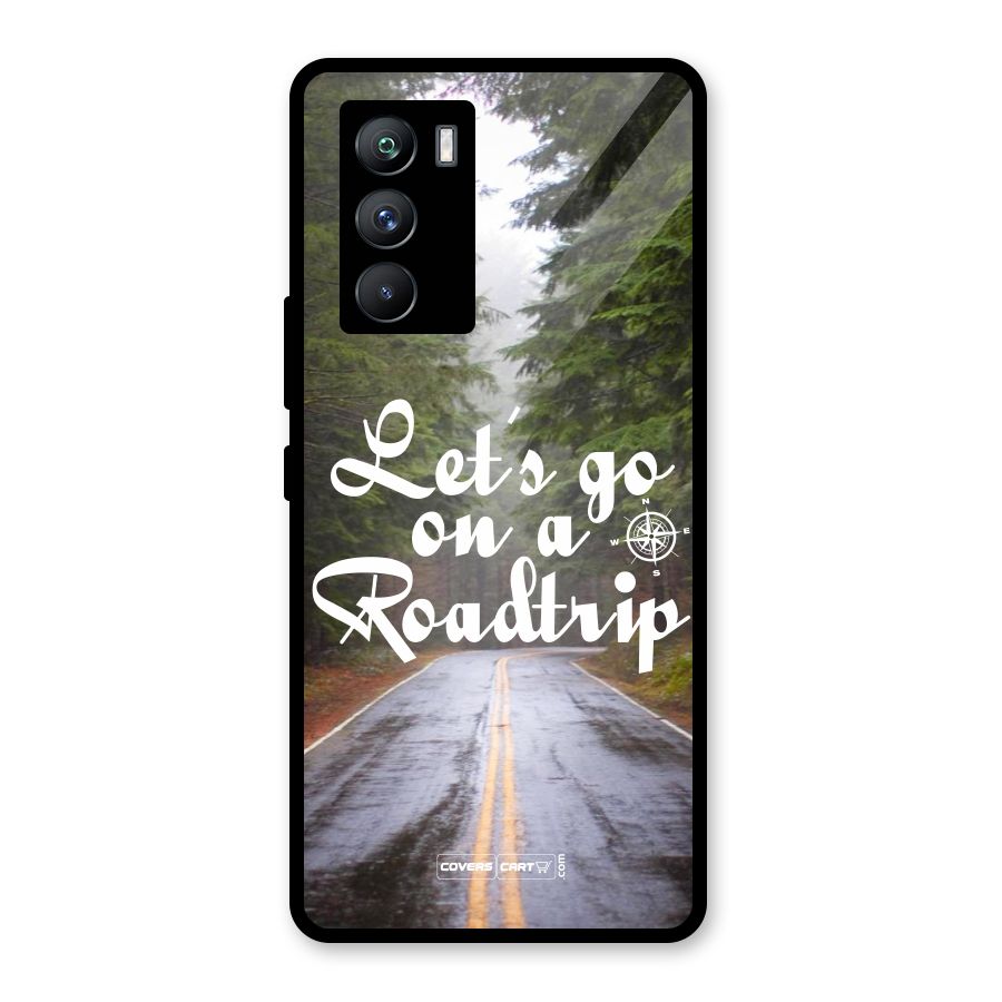 Lets go on a Roadtrip Glass Back Case for Vivo iQOO 9 SE