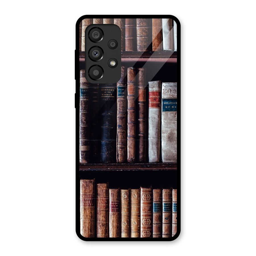 Library Love Glass Back Case for Galaxy A33 5G