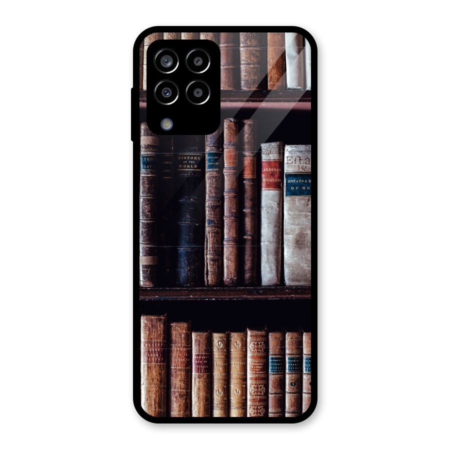 Library Love Glass Back Case for Galaxy M33