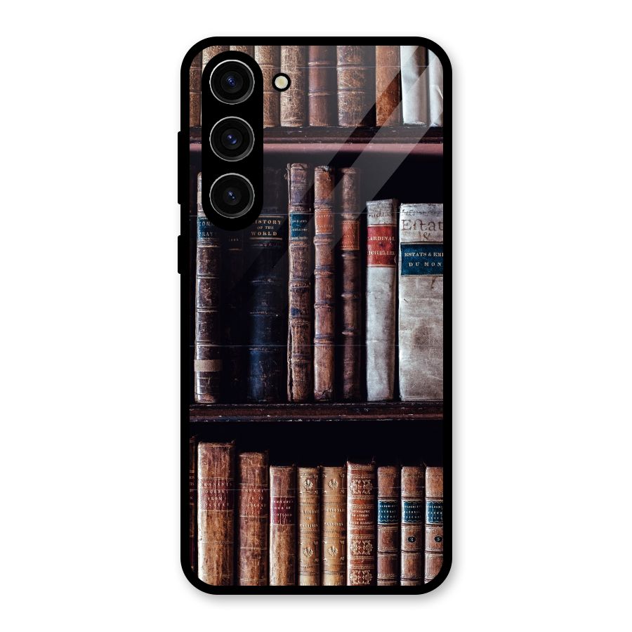 Library Love Glass Back Case for Galaxy S23 Plus